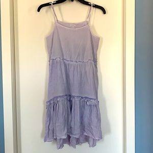 flowy y2k purple dress